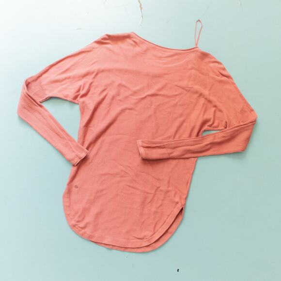 Lululemon Take it All In Sweater Brier Rose Tight Knit Long Sleeve Popover Small - Picture 4 of 7